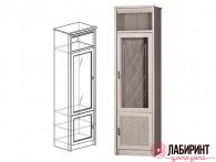 Шкаф для посуды  "Лючия" 185 (Яна) - "Лабиринт" - интернет-магазин мебели для дома в Екатеринбурге, Первоуральске и Ревде