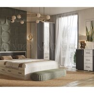 Модульная спальня "Фиеста Нью" ЛДСП (Миф) - "Лабиринт" - интернет-магазин мебели для дома в Екатеринбурге, Первоуральске и Ревде Модульная спальня "Фиеста Нью" ЛДСП (Миф) - "Лабиринт" - интернет-магазин мебели для дома в Екатеринбурге, Первоуральске и Ревде