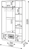 Шкаф М29 3-х створчатый с ящиками Тиффани (РР) - "Лабиринт" - интернет-магазин мебели для дома в Екатеринбурге, Первоуральске и Ревде