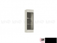 Пенал-стекло навесной "Нэнси Лофт" (МФ) - "Лабиринт" - интернет-магазин мебели для дома в Екатеринбурге, Первоуральске и Ревде