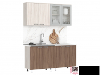 Кухня "Катя" 1,6м ЛДСП (МФ) - "Лабиринт" - интернет-магазин мебели для дома в Екатеринбурге, Первоуральске и Ревде