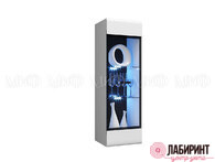 Пенал-стекло навесной МДФ "Нэнси Нью" (МФ) - "Лабиринт" - интернет-магазин мебели для дома в Екатеринбурге, Первоуральске и Ревде