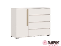 Комод 1 дверь 4 ящика "Норд" ЛДСП (МФ) - "Лабиринт" - интернет-магазин мебели для дома в Екатеринбурге, Первоуральске и Ревде