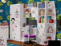 Стенка "Принцесса" (МФ) - "Лабиринт" - интернет-магазин мебели для дома в Екатеринбурге, Первоуральске и Ревде