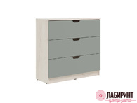 Комод "Юниор-4" 3 ящика (МФ) - "Лабиринт" - интернет-магазин мебели для дома в Екатеринбурге, Первоуральске и Ревде