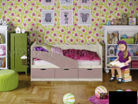 Кровать "Бабочки" 1600 МДФ (МФ) - "Лабиринт" - интернет-магазин мебели для дома в Екатеринбурге, Первоуральске и Ревде