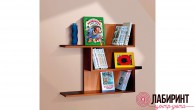 Полка для книг - 3 ЛДСП (МВ) - "Лабиринт" - интернет-магазин мебели для дома в Екатеринбурге, Первоуральске и Ревде