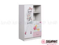 Шкаф комбинированный "Вега Фешн" ЛДСП (МФ) - "Лабиринт" - интернет-магазин мебели для дома в Екатеринбурге, Первоуральске и Ревде