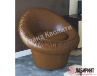 Банкетка-кресло 6-5103 коричневый (ГКТ) - "Лабиринт" - интернет-магазин мебели для дома в Екатеринбурге, Первоуральске и Ревде