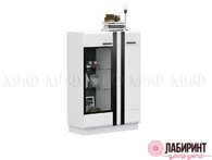 Шкаф стекло низкий "Магнолия" МДФ (МФ) - "Лабиринт" - интернет-магазин мебели для дома в Екатеринбурге, Первоуральске и Ревде