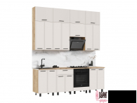 Кухня "Бьянка" 2,4 (1350) (МФ) - "Лабиринт" - интернет-магазин мебели для дома в Екатеринбурге, Первоуральске и Ревде