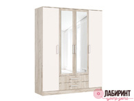 Шкаф для одежды 4-х дверный "Мартина" (МФ) - "Лабиринт" - интернет-магазин мебели для дома в Екатеринбурге, Первоуральске и Ревде