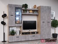 Гостиная ЛДСП "Нэнси Нью" вариант №4 (МФ) - "Лабиринт" - интернет-магазин мебели для дома в Екатеринбурге, Первоуральске и Ревде