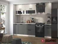 Кухня "Монако" 2,0 компоновка №2 МДФ  (МФ) - "Лабиринт" - интернет-магазин мебели для дома в Екатеринбурге, Первоуральске и Ревде