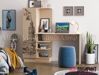 Стол компьютерный №1 с фото ЛДСП (МФ) - "Лабиринт" - интернет-магазин мебели для дома в Екатеринбурге, Первоуральске и Ревде