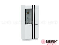 Шкаф стекло высокий "Магнолия" МДФ (МФ) - "Лабиринт" - интернет-магазин мебели для дома в Екатеринбурге, Первоуральске и Ревде