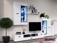 Стенка "Нэнси Нью" вариант №1 МДФ (МФ) - "Лабиринт" - интернет-магазин мебели для дома в Екатеринбурге, Первоуральске и Ревде