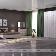 Модульная спальня "Милана" (Марибель) - "Лабиринт" - интернет-магазин мебели для дома в Екатеринбурге, Первоуральске и Ревде