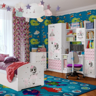 Модульная детская "Мальвина" (МФ) - "Лабиринт" - интернет-магазин мебели для дома в Екатеринбурге, Первоуральске и Ревде