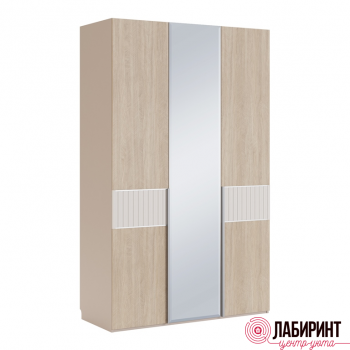 Шкаф 3-х дверный с зеркалом Беатрис Мод. 8 (АЛИ) - "Лабиринт" - интернет-магазин мебели для дома в Екатеринбурге, Первоуральске и Ревде