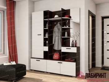 Прихожая "Инес" с шкафом (Эра) - "Лабиринт" - интернет-магазин мебели для дома в Екатеринбурге, Первоуральске и Ревде